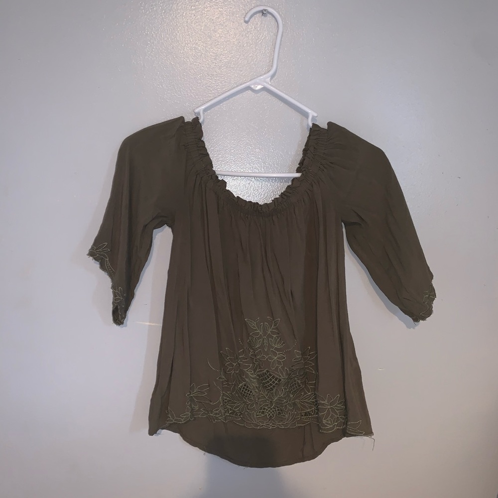 Off the shoulder top